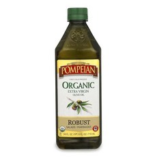 폼페이안 오가닉 로버스트 엑스트라 버진 올리브 오일 946ml, 2) 24 Fl Oz Pack of 1, 없음, 없음