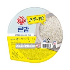오뚜기 즉석밥 탑티어 오뚜기밥 큰밥 간편식 집밥 300G, 2세트