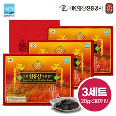 명기삼 고려 천홍삼절편 골드 + 쇼핑백, 20g, 3개