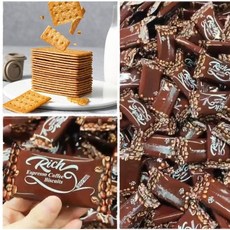 리치 에스프레소 커피 비스킷 350g X 2곽 세트 (과자낱개 총160여개입) 대용량, 6개