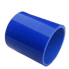 범용 블루 ID2.76 ID70mm 3 겹 스트레이트 실리콘 인터쿨러 터보 공기 흡입 파이프 커플러 호스, 1개