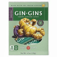 진저피플 진진스 츄이 진저 캔디 오리지널 글루텐 프리 올 내추럴, 128g, 1개