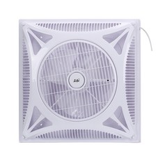 KAIXIN 스토어 에어컨 천장 실링팬 설치 집적 팬 깁스보드 천연두 흡입 선풍기 상용 공기정음순환팬600*600, 68w, APT-35A-ESL