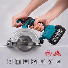 컷쏘 원형 톱질 목재 절단기 전기 공구 마키타 배터리 조정 가능한 18V 125mm 10800EPM, [01] No battery, [02] EU, 1개