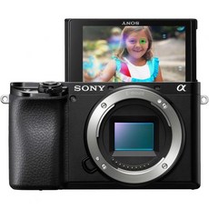 소니 376574 알파 A6100 미러리스 카메라, Black Sony