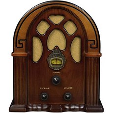 해외1471020 Crosley CR31D Companion Retro amfm Tabletop 라디오 with 블루투스 receiver Walnut 관부, One Color_One Size, 상세 설명 참조0