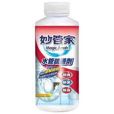 妙管家 水管疏通劑，高效溶解微粒，適用於各種家用水管，抑制細菌滋生，保持清潔, 18oz, 1瓶