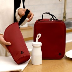 코코헬렌 레이시 쿨러백 Lacie Cooler Bag, 1, 버건디
