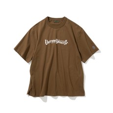 유니폼브릿지 UNIFORM BRIDGE UBC og logo s/s 티 티셔츠 브라운 - 브릿지