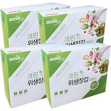 크린손 위생장갑 알뜰형, 500개입, 4개