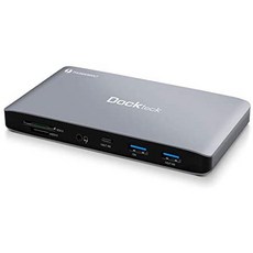 DoCkteCk 썬더볼트 Thunderbolt 3 DoCk- 듀얼 4K 60Hz 모니터 노트북 도킹 스테이션 (60W 충전 포함) 2, One Color_One Size, One Color, 상세 설명 참조0