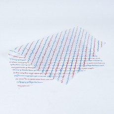 왁스페이퍼 / 베이킹용지, 왁스페이퍼 화이트 스크립트, 250장, 1개