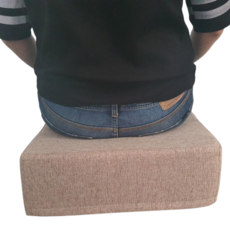 띵덕 높은 키높이 좌식 딱딱한 의자 방석 10cm 15cm