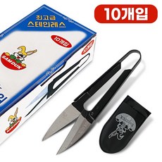 삼덕 쪽가위(10개입 0209) 스텐 수선 바느질 실밥제거, 1개