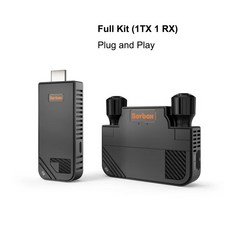 무선 공유 HDMI 송신기 수신기 익스텐더 비디오 디스플레이 어댑터 PS4 노트 북 PC IOS 안드로이드 폰 TV 프로젝터용 100m, [02] with EU 한국사용가능, [03] HDMI Kit TX RX