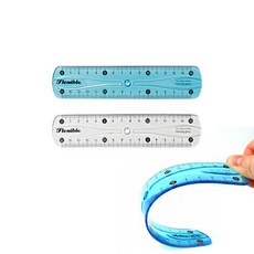 모닝글로리 1200 말랑말랑 자 15cm 직자, 랜덤발송, 6개