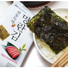 자연향기 하동녹차 명란김 24봉