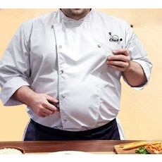 빅사이즈 조리복 셰프복 단체복 호텔 주방 쉐프 유니폼 5XL