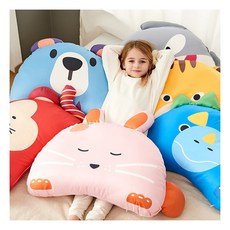 [헬로하이주]애착동물 베개 대형(솜포함) 아기베개 유아베개, 1개