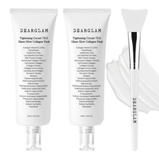 디어글램 탄력 코르셋 72.0 유리알 광채 콜라겐팩 60ml, 2개, 1개입 2개, 1개입