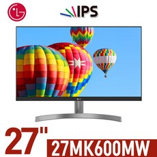 [LG 27MK600MW] LED모니터 27인치 패널IPS 지원HDMI D-SUB 풀HD 고선명 화질 명품LED, 27MK600MW