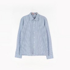 마켓_비바로드(교복아울렛) 네이비 스트라이프 셔츠 (광운공고) 빅사이즈 교복 교복남방 학생복 빅사이즈셔츠[부재시_문자요망]