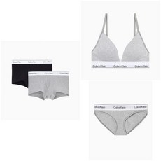 [정품]Calvin Klein Underwear 드로즈 캘빈클라인 CK 모던 코튼 브라렛 세트+남성 2PK 커플 SET(QF5650 F3787AD020/NB3985UJH) 남자선물