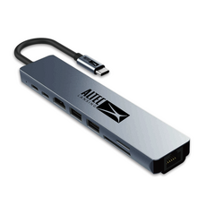 알텍랜싱 SWV6118G 8IN1 USB C타입 HDTV SD 랜포트 멀티허브
