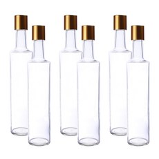 가인글로벌 와인500FN 투명 유리병, 6개, 500ml