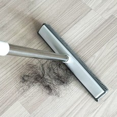 실리콘 빗자루 미용실 머리카락 고양이털 매직 빗자루 길이조절 스퀴지 고무비, 고정형 실리콘 빗자루, 1개