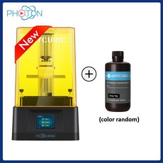 3d 프린터 Anycubic Photon Mono 6''2K 단색 LCD 고속 수지 3d 프린터 대형 빌드 볼륨 130*80*165mm impres, 02 Add 1L Resin_01 호주