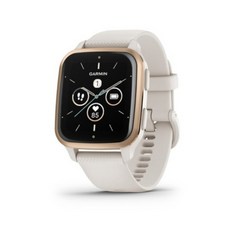 가민 GARMIN 010-02700-71 스마트워치 GPS 베뉴 에스큐 Venu Sq 2 Music, FFcm, 아이보리