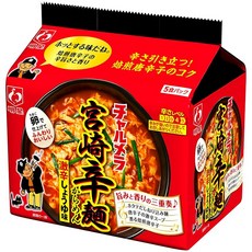 시오라멘 고기국수 일본 컵라면 라멘 메이세이 샤루메라 미야자키 신면 5끼 팩 480g×6개