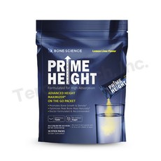 미국 본사이언스 프라임하이트 파우더 Prime Height, 레몬라임맛, 1개 - 누프라임