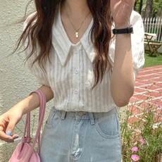 퍼프소매블라우스