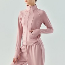 두툼한 트레이닝복세트 여 러닝 캐주얼 요가복 루즈핏 포켓 드라이 트레이닝복 추동