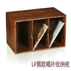 턴테이블장식장 신나익 LP캐비닛 플레이트 원목 저장기 블랙라텍스 레코드 수납장, 01 호두나무