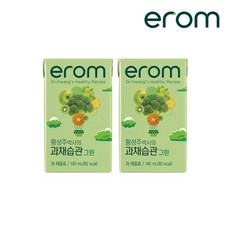 이롬 과채습관 그린, 140ml, 24개