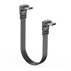 더블 엔드 USB C 데이터 와이어 직선 헤드/팔꿈치 모양 수컷 암컷 컨버터 코드, 1m, 1개