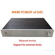 고급 PCM63P 밸런스드 출력 버전 외부 클럭 입력 MARK PCM63 x 4 DAC 디코더 우수한 음성 지원, Bluetooth Version, 2) USB version