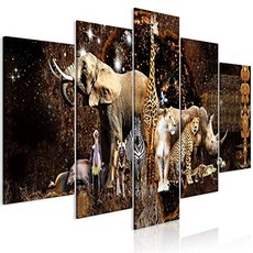 artgeist Canvas Wall Art Print Africa 78.74 (200x100 cm ／ 78.74" x 39.37" Canvas print Africa #19), 본상품