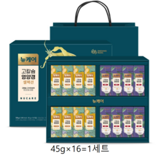 뉴케어 고칼슘 영양갱 셀렉션 16p + 쇼핑백, 720g, 1세트