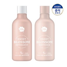 그린핑거 달콤한블라썸 세탁세제 500ml + 섬유유연제, 단품없음