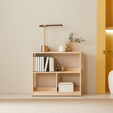 블리스데코 뉴 리브로 850 소나무 원목 2단 3칸 책장 DLA103_C 