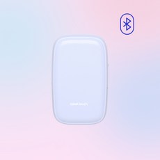 휴대용 미니 블루투스 라벨프린터, 1개, maropop(블루베리)