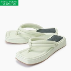 베네통 소가죽 썸머 슬리퍼 BCSH50231