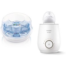 Philips Avent 패스트 보틀 워머 + 전자레인지 스팀 살균기, 병 워머 + 살균기_Bottle Warmer + Ste