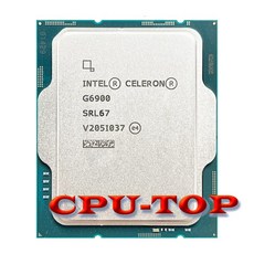 듀얼 코어 CPU 프로세서 펜티엄 G6900 3.4 GHz 4 7 10NM L3 4M 46W LGA 1700 쿨링, 한개옵션0 - cpui9