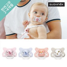 (스와비넥스) 퍼피프렌즈 퓨전 일자형 노리개젖꼭지 1단계(천연고무), 버터플라이 핑크, 상세설명 참조, 1개