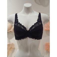 [바바라] 기능성 풀컵 레이스 브라 ABR4240 BK